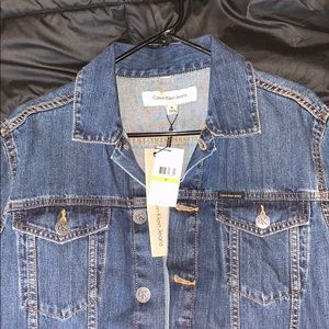 Brand New Calvin Klein Medium Wash Denim Jacket